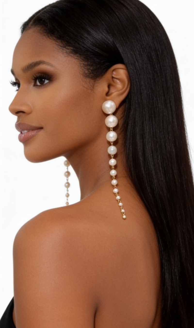 Valencia Pearl Drop Earrings