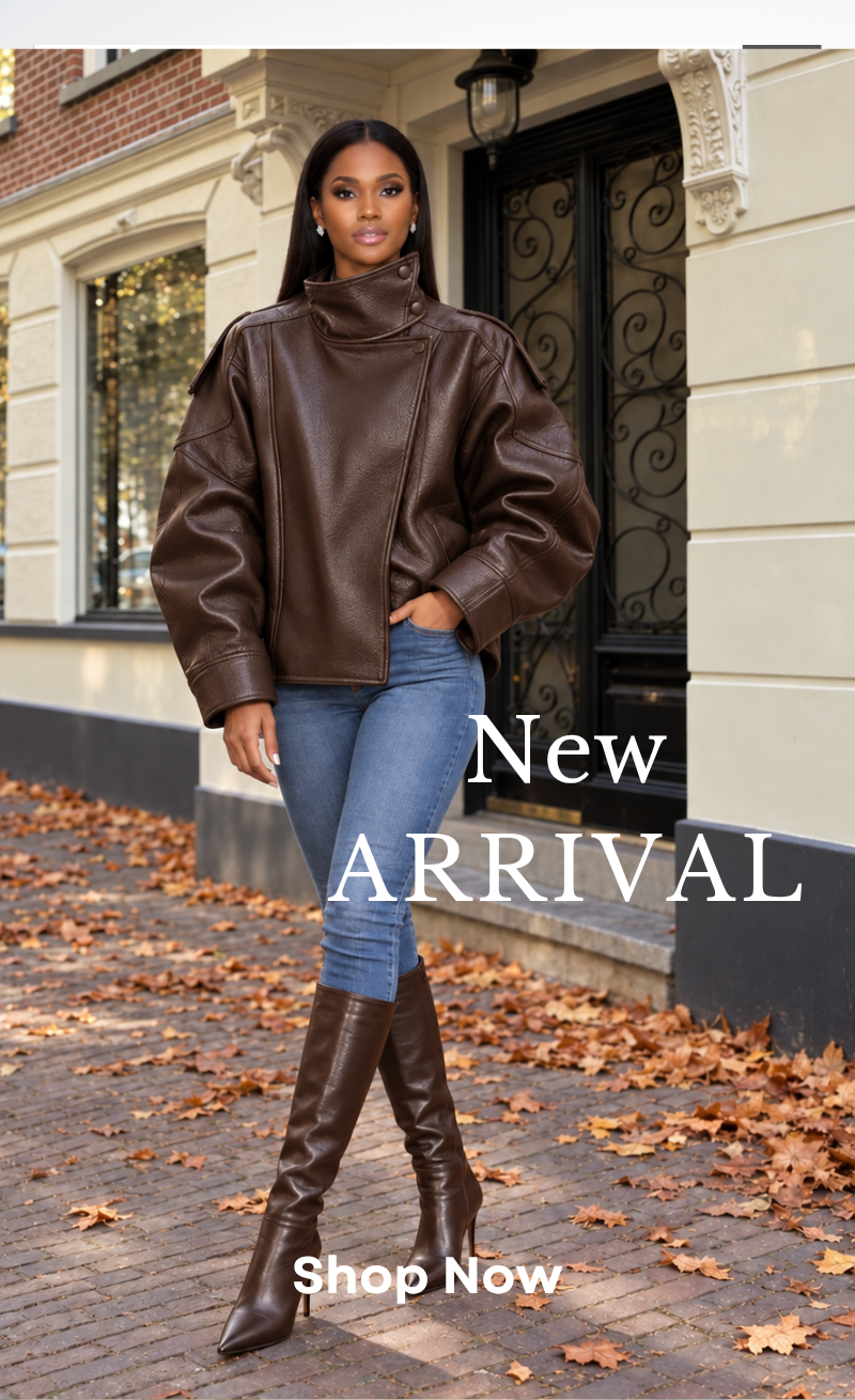 Monroe Oversized Faux Leather Jacket