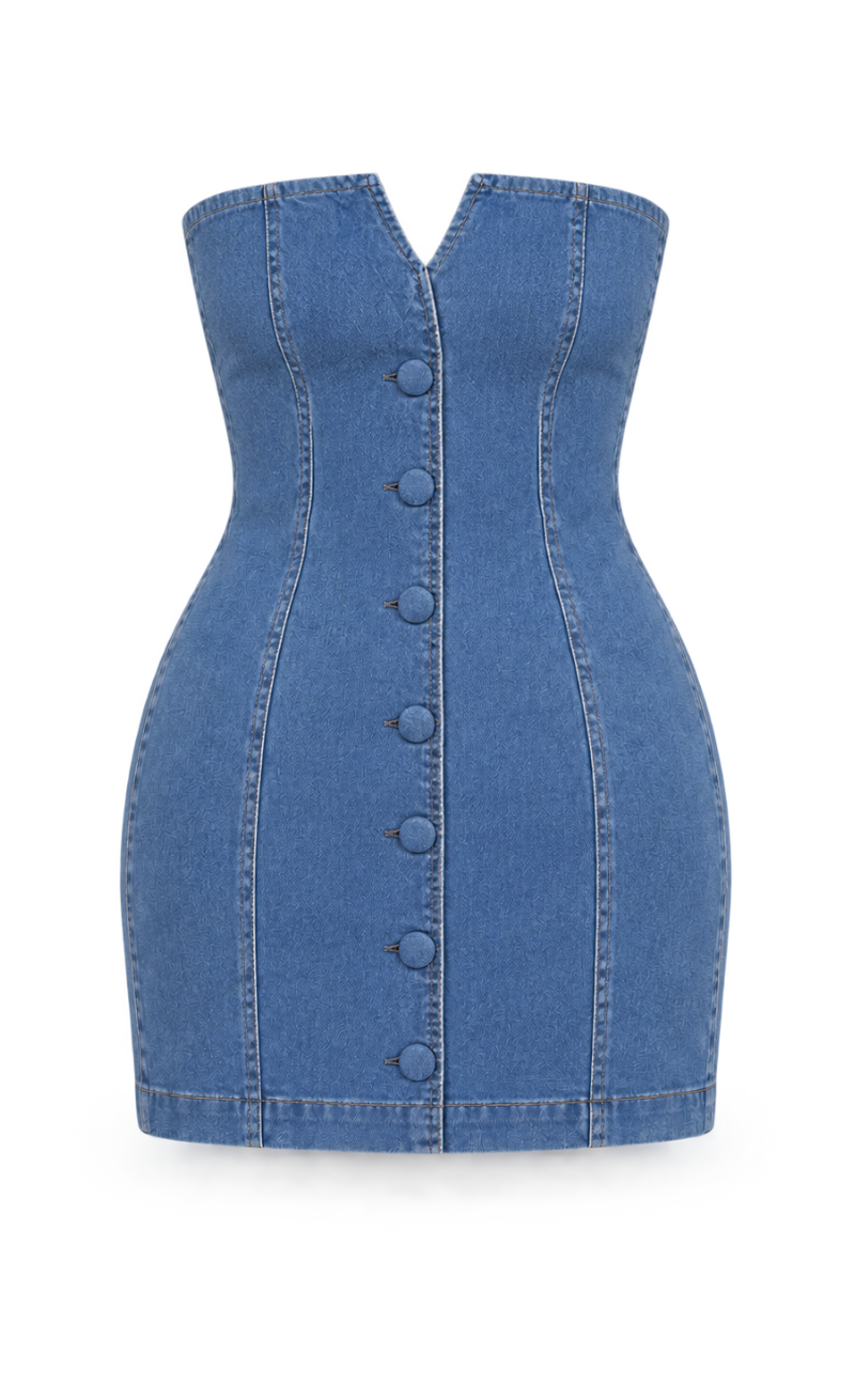 The Dakota Denim Mini Dress