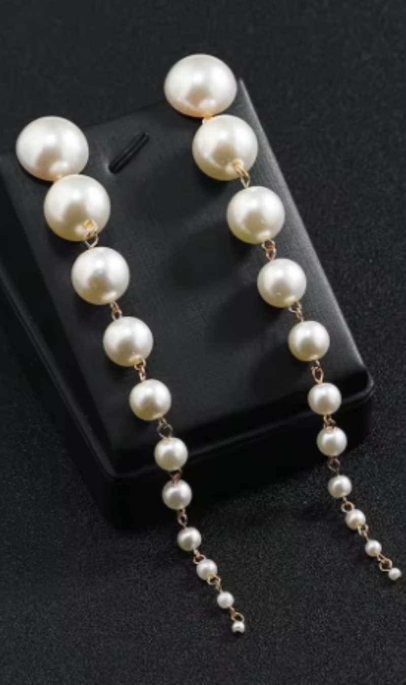 Valencia Pearl Drop Earrings