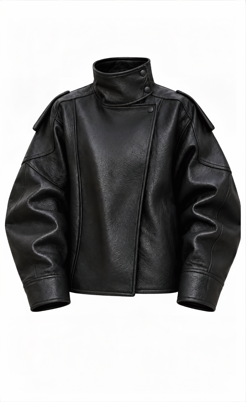 Monroe Oversized Faux Leather Jacket