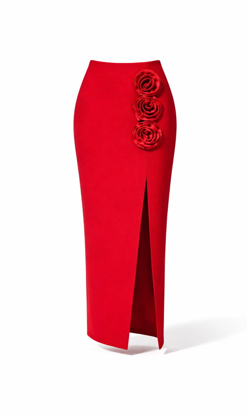 Valeria Rouge Corset Set